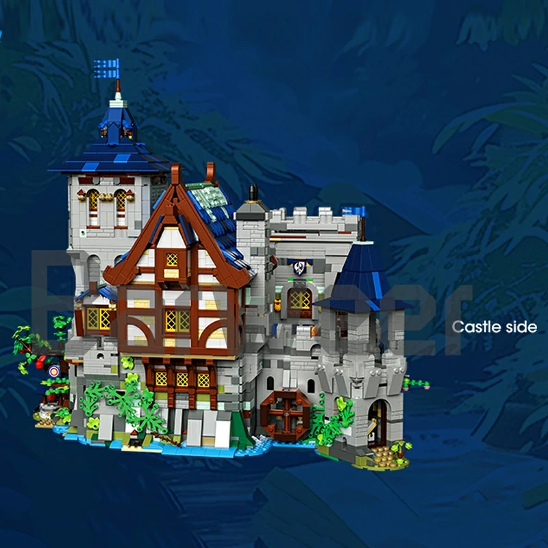 [Pre-sale] BAKA 33924 Medieval Jungle Castle Modular Buildings