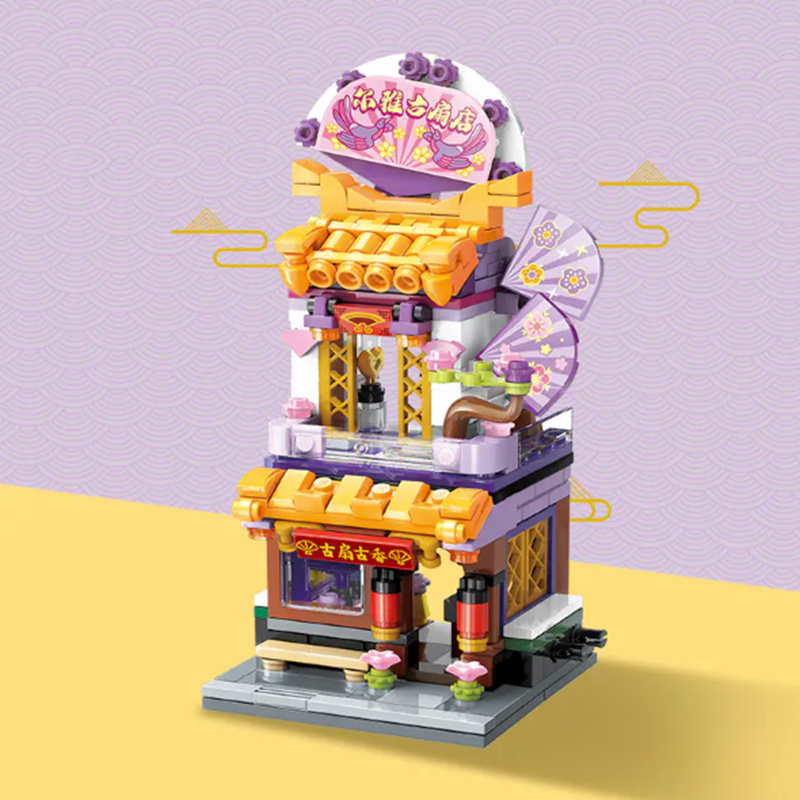 Keeppley Colorful Street Scenery Modular Buildings