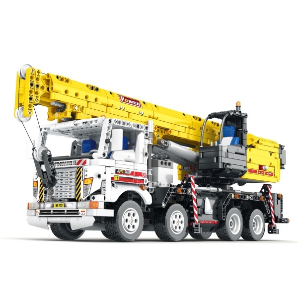 [With Motor] Reobrix 22007 Car crane Multiple Function Autocrane Technic