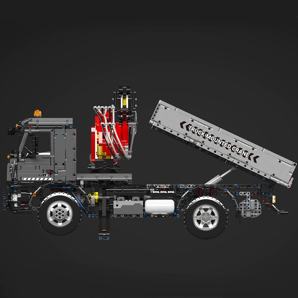 MouldKing 19016 Truck-Mounted Crane Transport Vehicle Technic