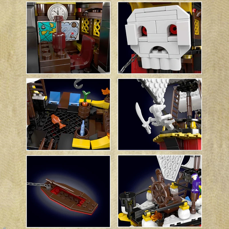 MouldKing 10137 RedBeard's Revenge Pirates