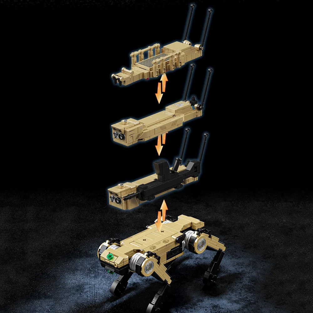 LeYi 66073 MECHANICAL WOLF Creator Expert
