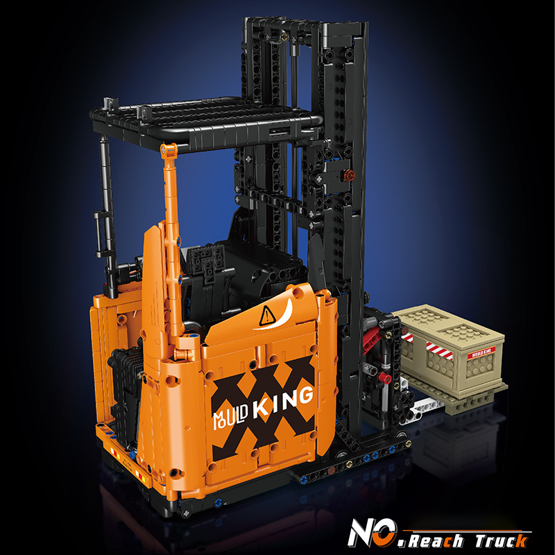 Mould King 17040 Moc Technic Motor Yellow Reach Truck Car Model Building Blocks 1506pcs Bricks Toys From China.
