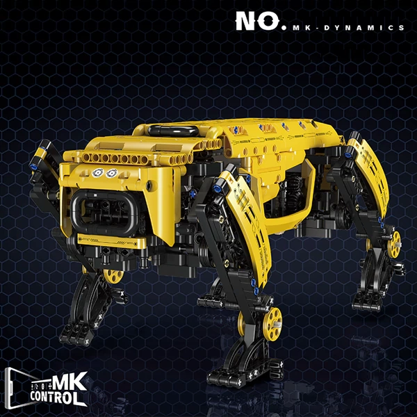 [With Motor] MouldKing 15075S Power Mechanical Dog Technic