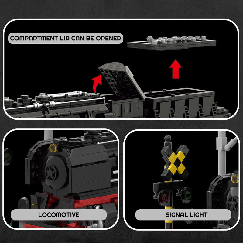 DK 80016 BR01 Simulation Train Model Trains City