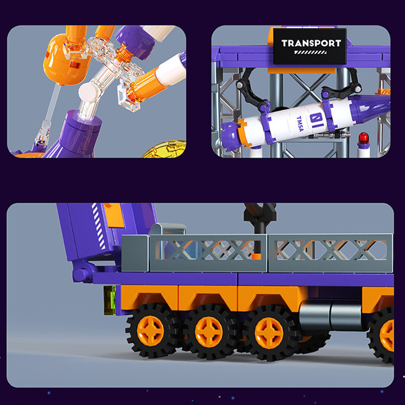 TUOMU T5001 Space Exploration: Rocket Quartet Technic