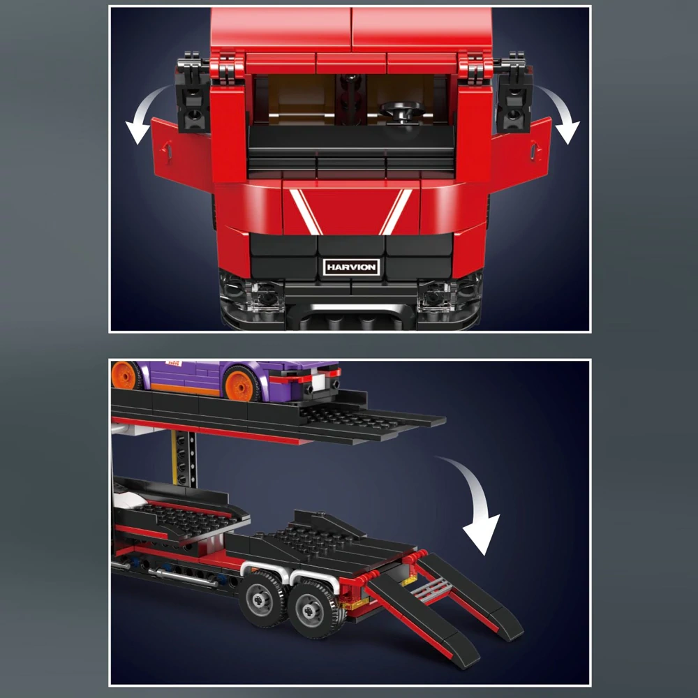 MouldKing 24078 Sports Car Transporter Technic