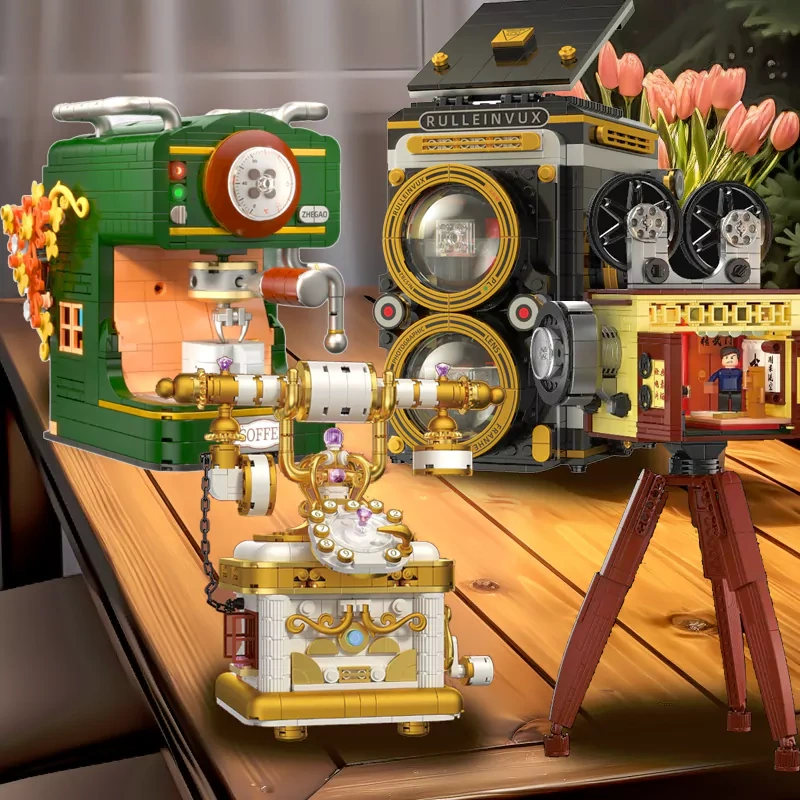 [Mini Micro Bricks] ZHEGAO Retro Style Apparatus Creator Expert