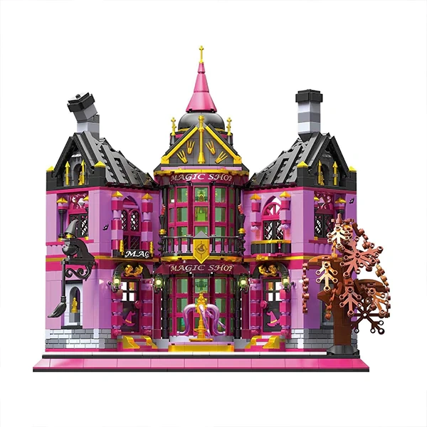 [Pre-Sale] [Mini Micro Bricks] ZHEGAO 612020 Happy Magic Shop Modular Buildings