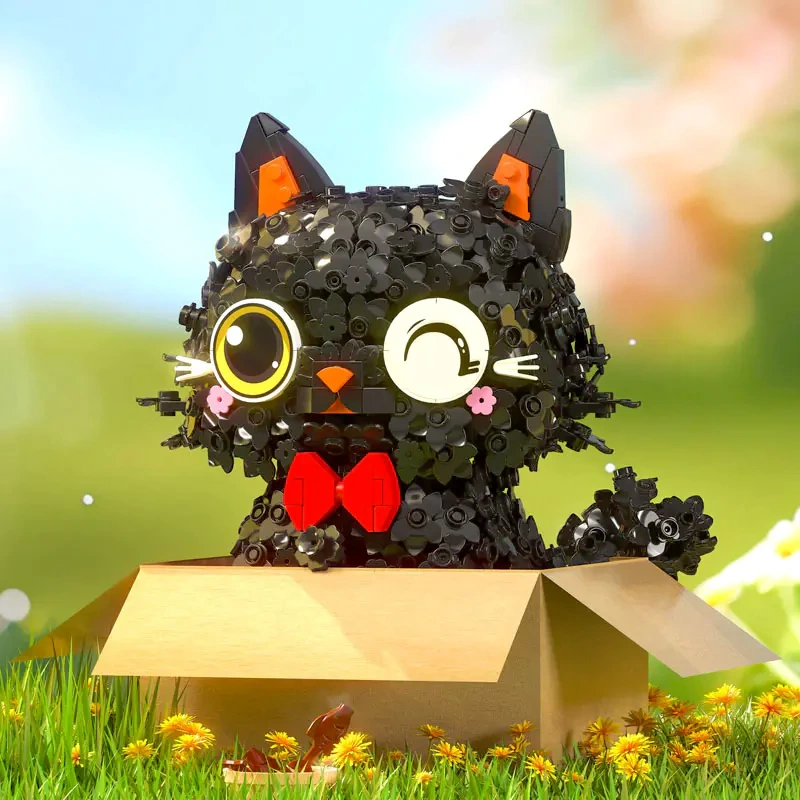 ZHEGAO 662036 Blossom Puss Creator Expert