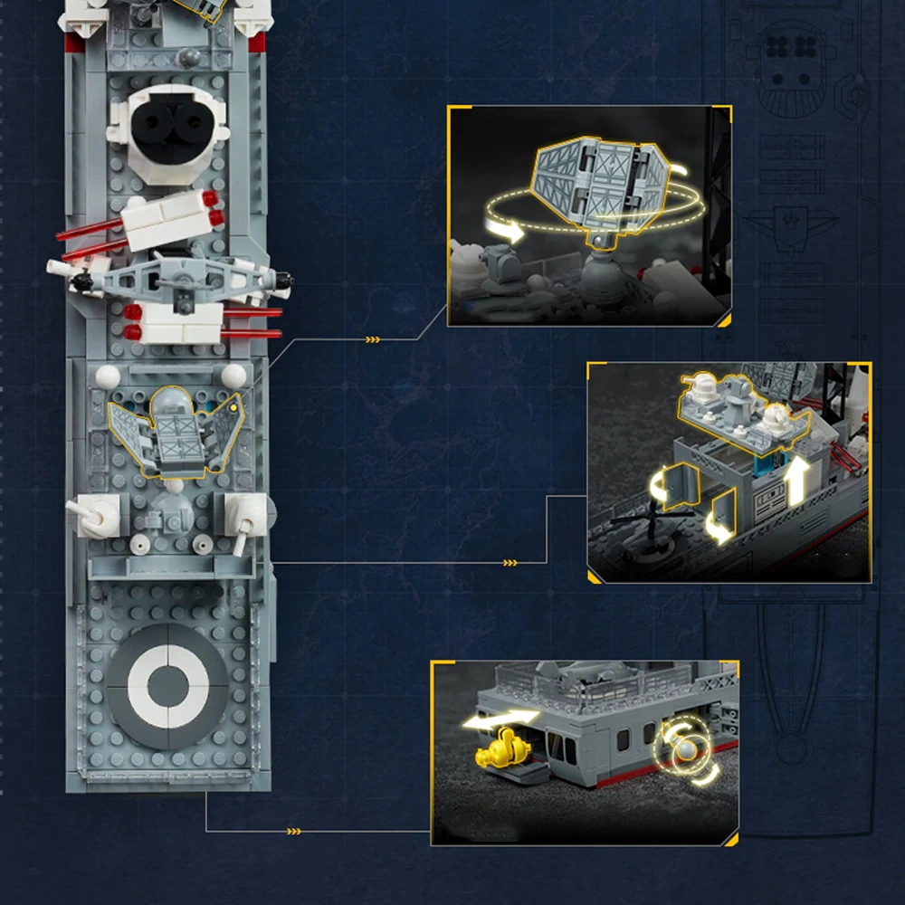 Keeppley 23031 Type 052 Destrdyer Military