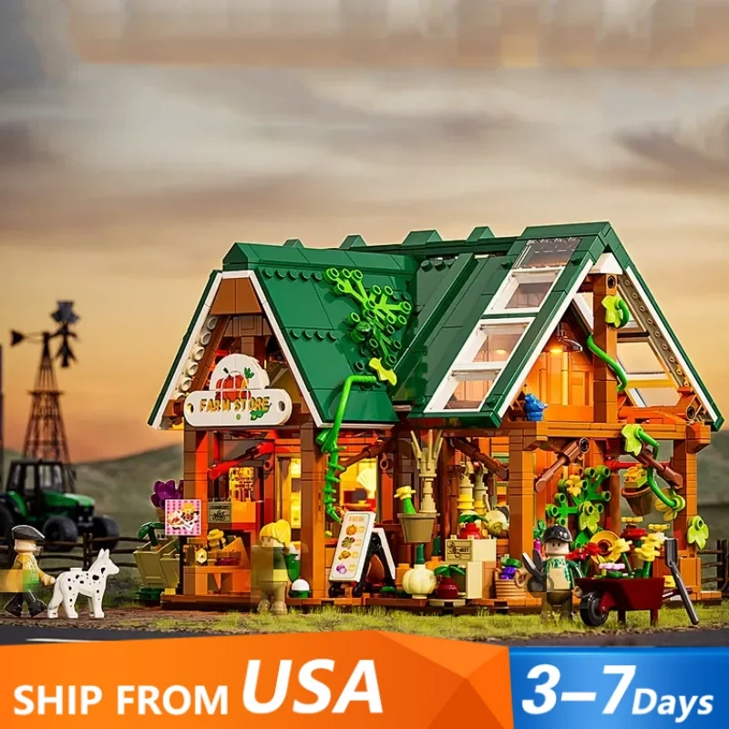 FunWhole F9029 Farm Life: Agricultural Product Stores Creator Expert US Warehouse Express