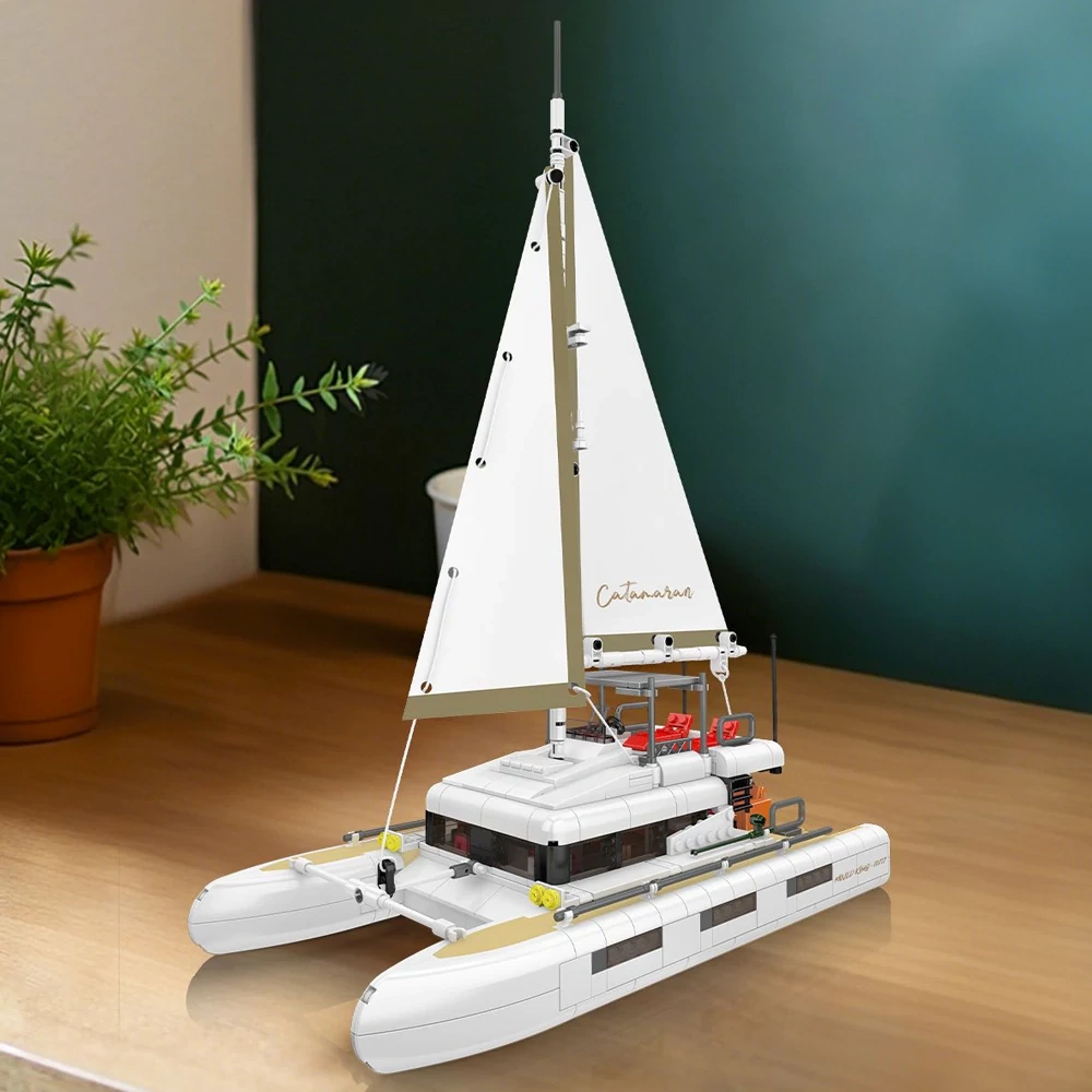 MouldKing 10217 Catamaran Technic