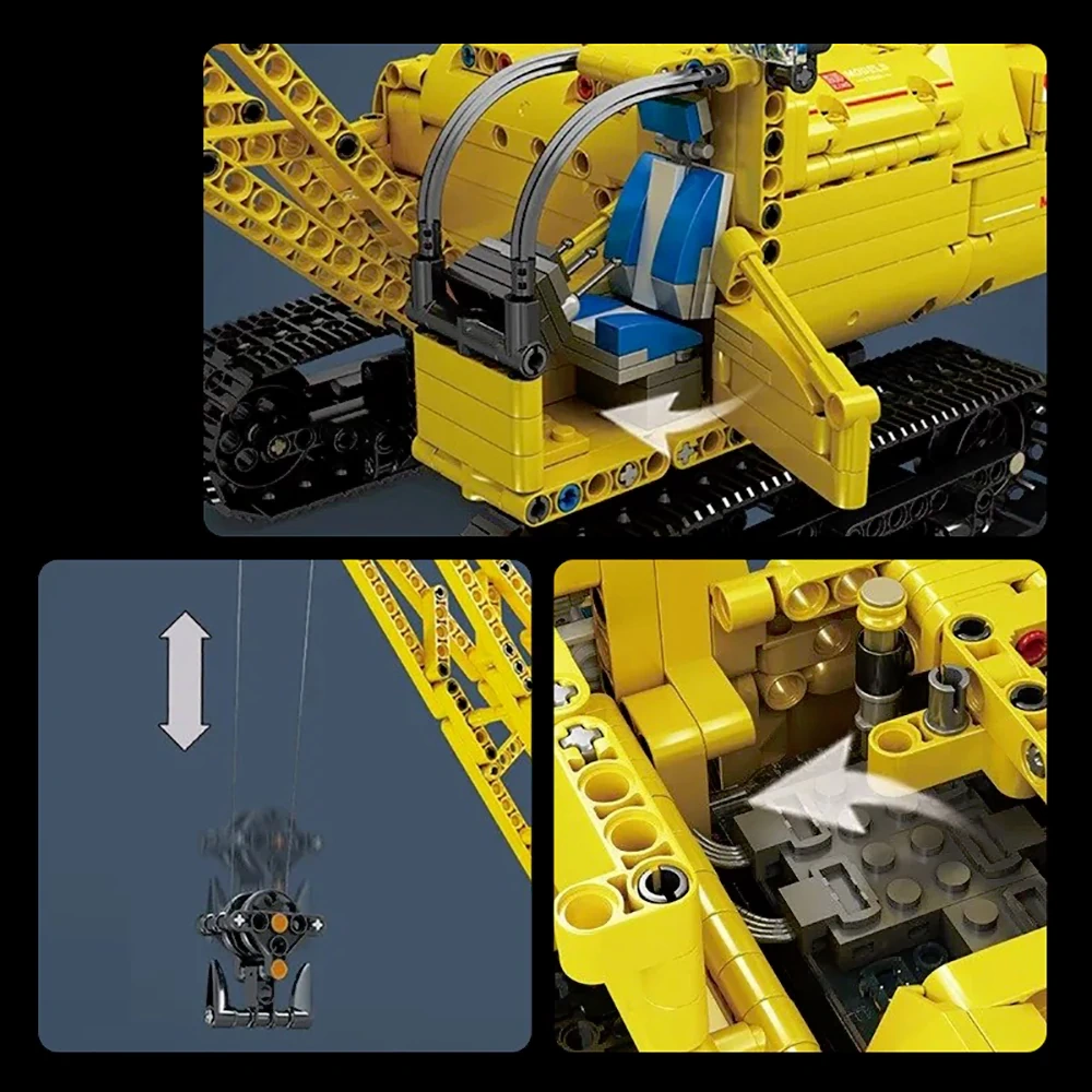 MouldKing 17001 Crawler Crane RC Technic