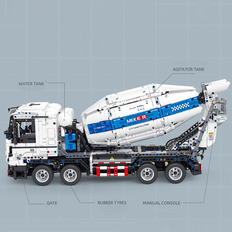 [With Motor] JIESTAR FF11012 concrete mixer Technic