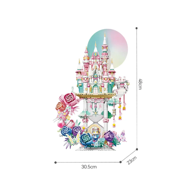 [Pre-sale] SEMBO 611108 Flower Castle Creator Expert