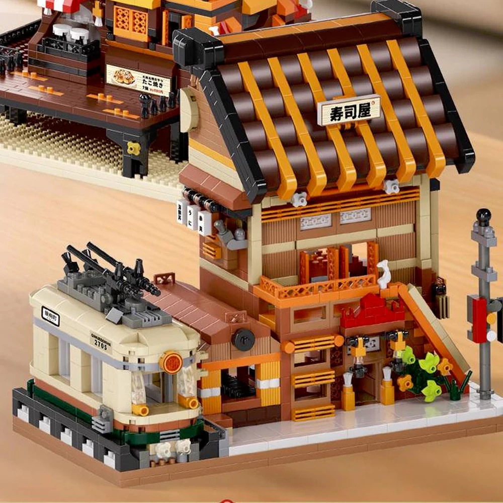 [Mini Micro Bricks] MOYU Cuisine Series Modular Buildings