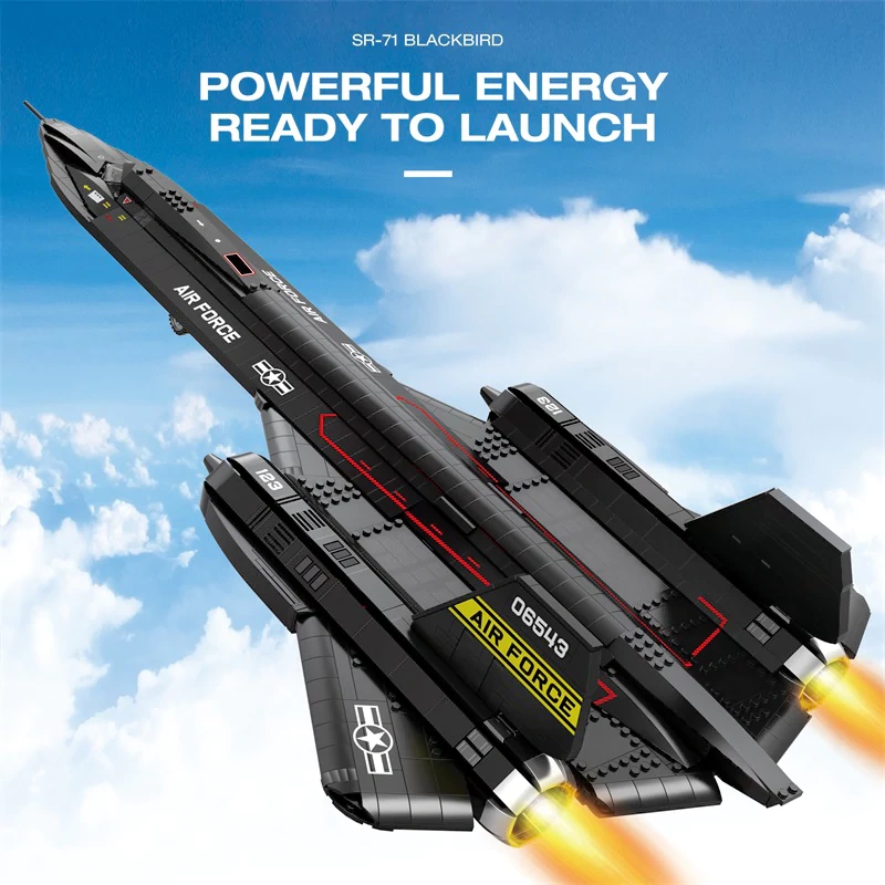 [Pre-sale] Reobrix 33041 SR-71 BLACKBIRD Military