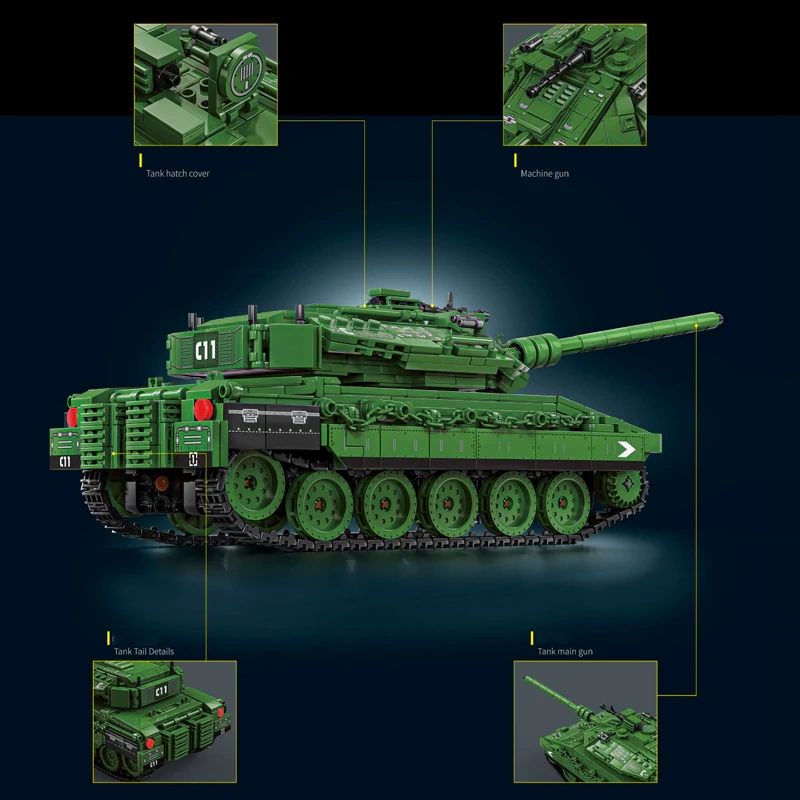 LeYi 66057 MERKAVA MAIN BATTLE TANK Military