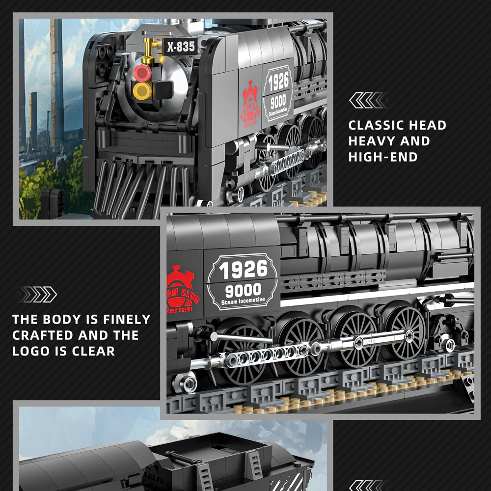 [Pre-sale] Reobrix 66801 STEAM TRAIN Technic