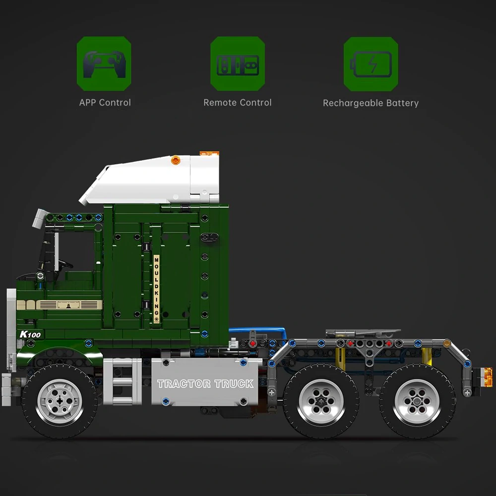 MouldKing 13202 No.K100 Aerodyne Tractor Truck Technic