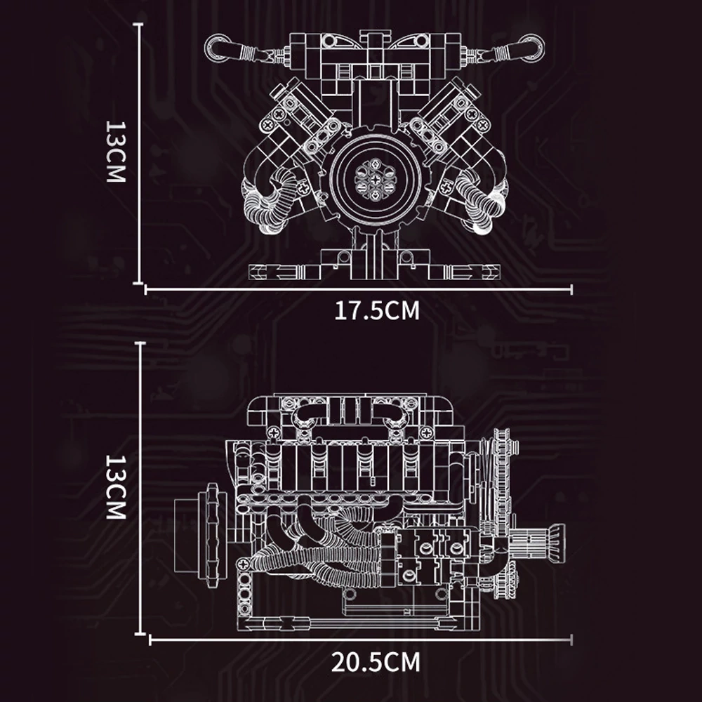 Kaixing K96206 Engine Powered Technic