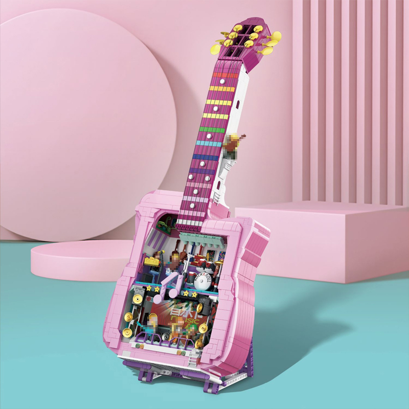 【MIni Bricks】ZHEGAO DZ6003 Guitar World Buliding Blocks 1710±pcs Bricks Model from China