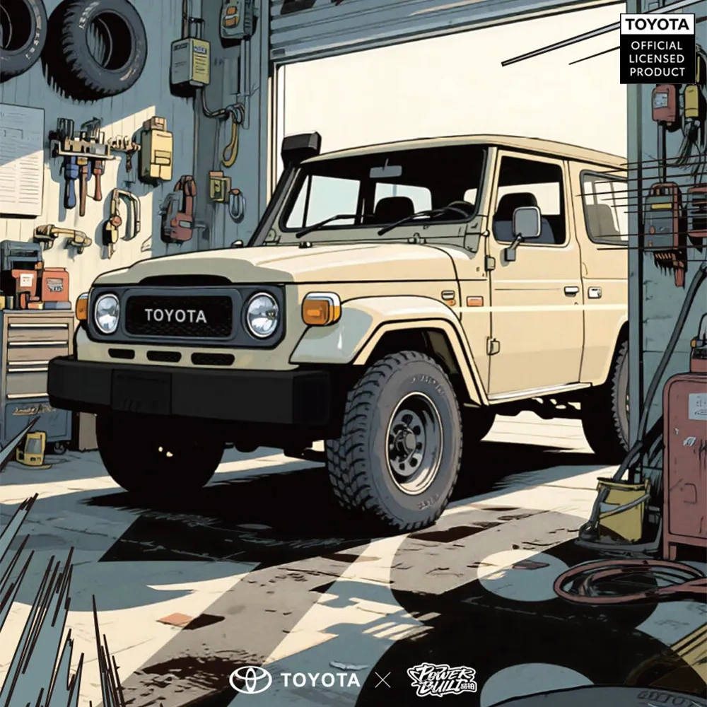 Barweer PowerBlock TOYOTA Licensed 1:32 Land Cruiser 78 Car Technic