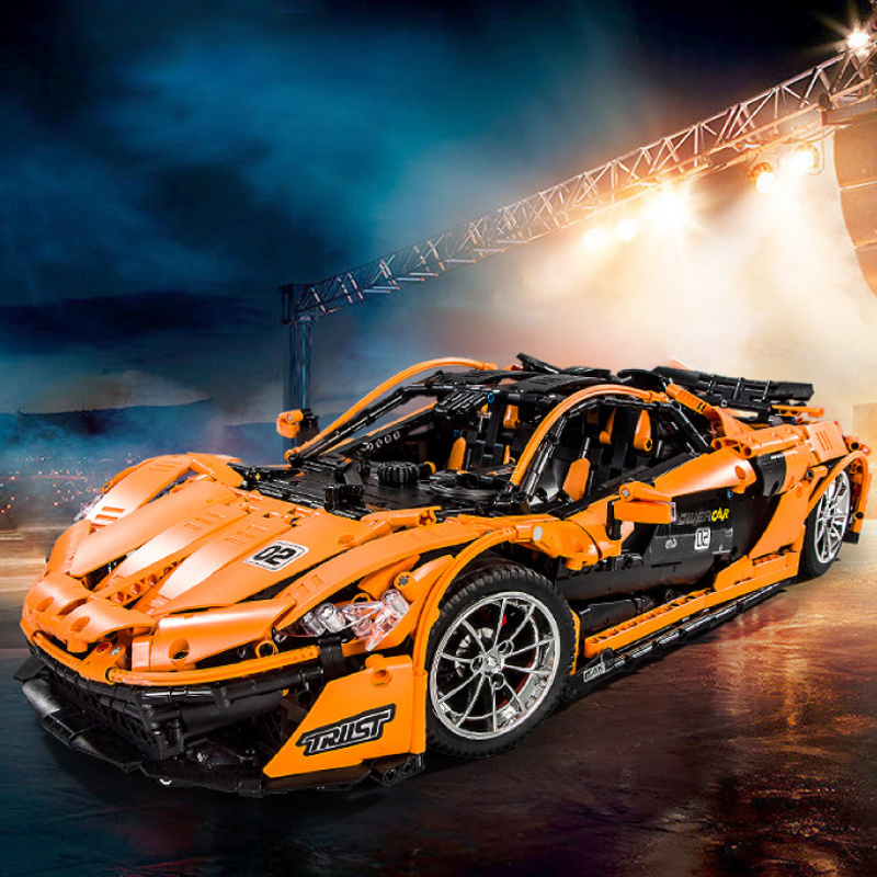 【With Motor】Mould King 13090 McLaren P1 hypercar 1:8 Technic