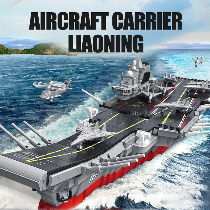 Panlos 688012 Military Medium - aircraft carrier Liaoning Building Blocks 1743±pcs Bricks from China.