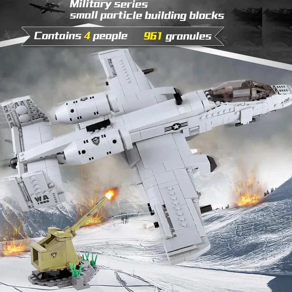 XINGBAO XB-06022 A10 Attack Aircraft Military