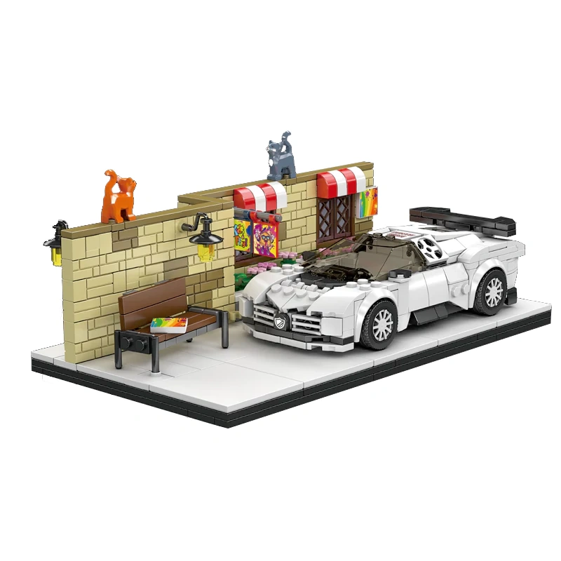 MouldKing 24065 STREET-SIDE CENTODIECI Super Car Technic