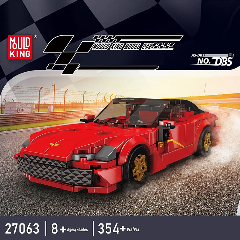 [With Display Box] Mould King Model Car Super Racers Speed Champions Collection 2