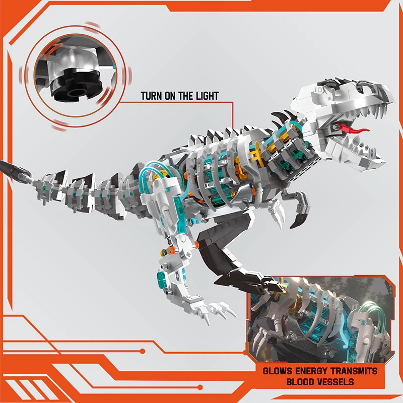 Iambrick 30601 Tyrannosauruss Mecha Dino Monster Dinosaur