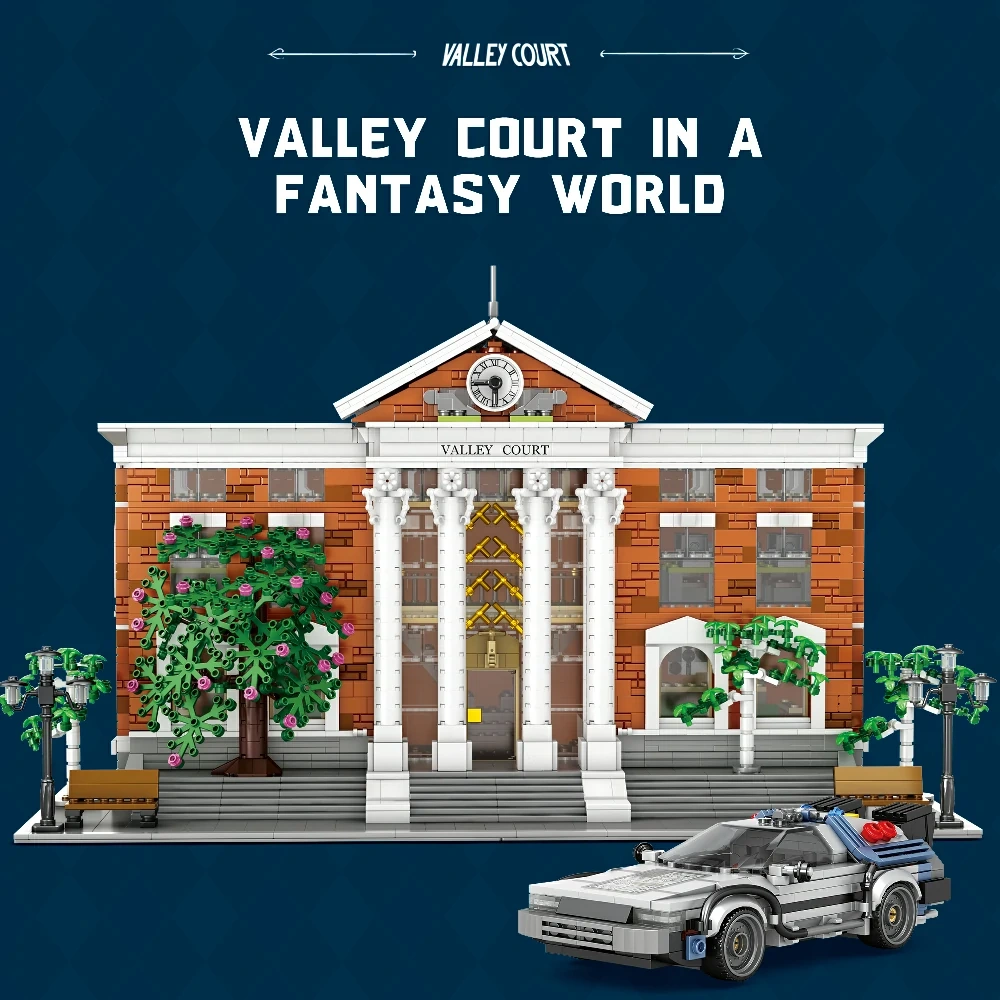 FALAGIL B99002 Modular Back To The Future Courthouse Movie