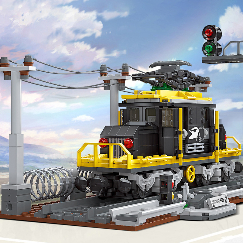JIESTAR 59007 Crocodile Locomotive Creator Expert Building Blocks 669± pcs Bricks Toys Model From China