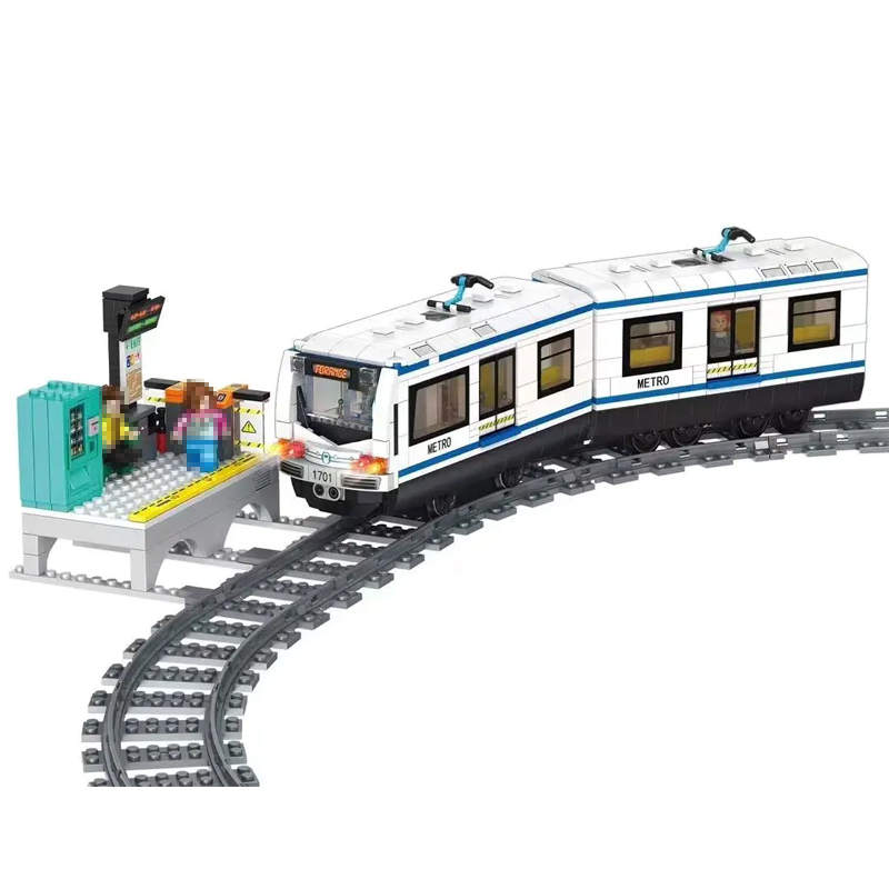 【With Motor】Forange FC1701 Orbital Adventure Trains City