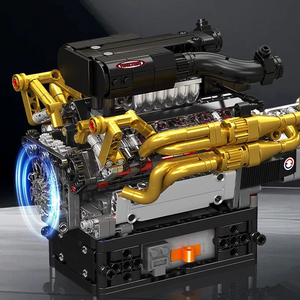 MouldKing 10224 Valkyrie V12 Engine Technic