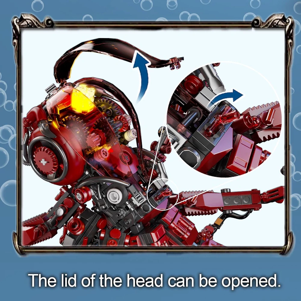 [Pre-sale] DK 7062 Mechanical Octopus Creator Expert