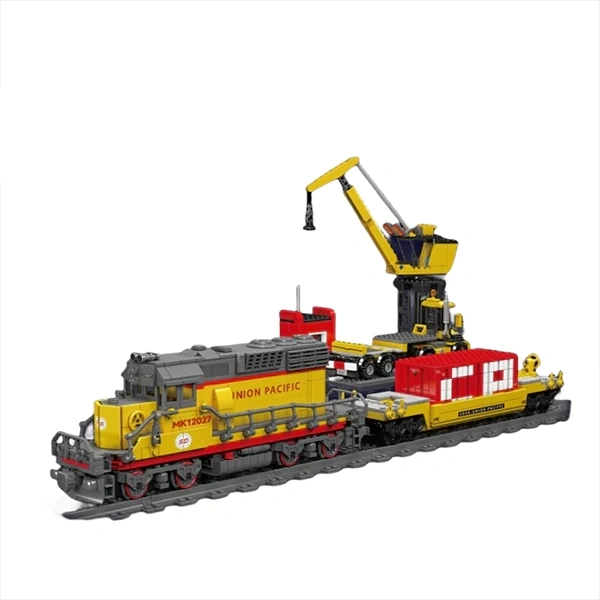 [With Motor] MouldKing 12027S EMD SD40-2 Diesel Locomotive Technic