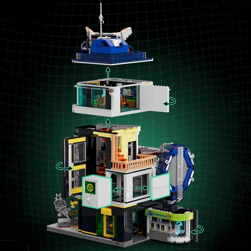 FunWhole L9098 Floating Train Station Modular Buildings