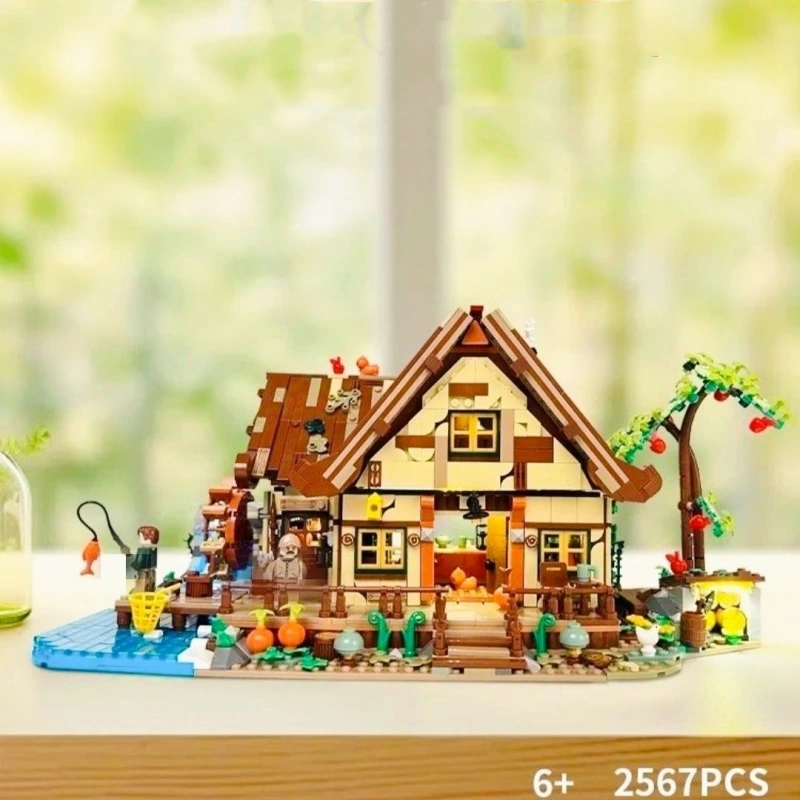 [Mini Micro Bricks] Welleadz 6106 Lakeside cottages Modular Buildings