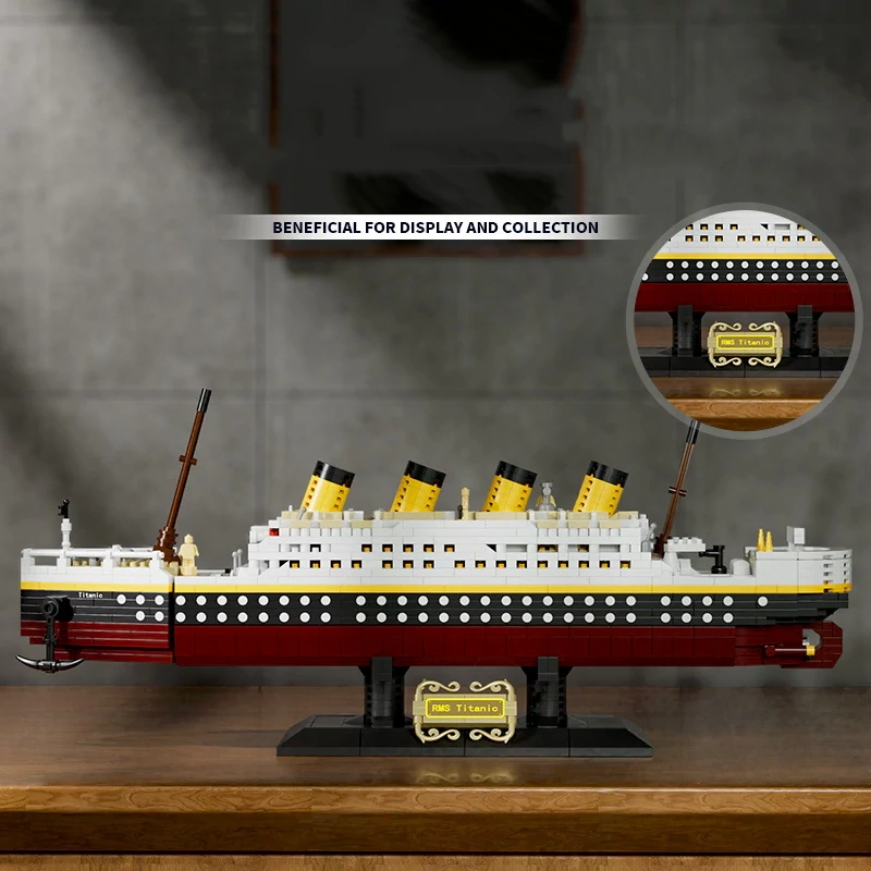 [Mini Micro Bricks] YKO P3122 Titanic Cruise Ship Movie