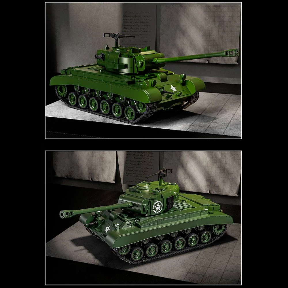12GO 97011 M26 Pershing Tank Military