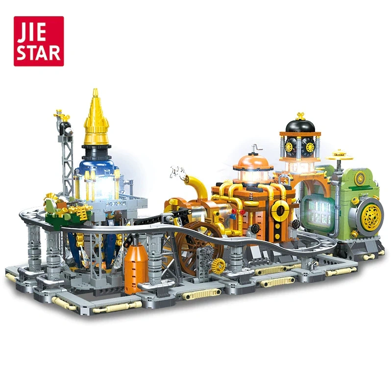 JIESTAR JJ9114 STEAMPUNK MOON BASE Modular Buildings