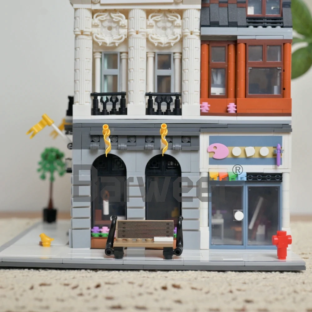 [Mini Micro Bricks] JiQing JQ10004 Bank Modular Buildings