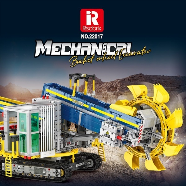[With Motor] Reobrix 22017 Bucket wheel excavator Technic