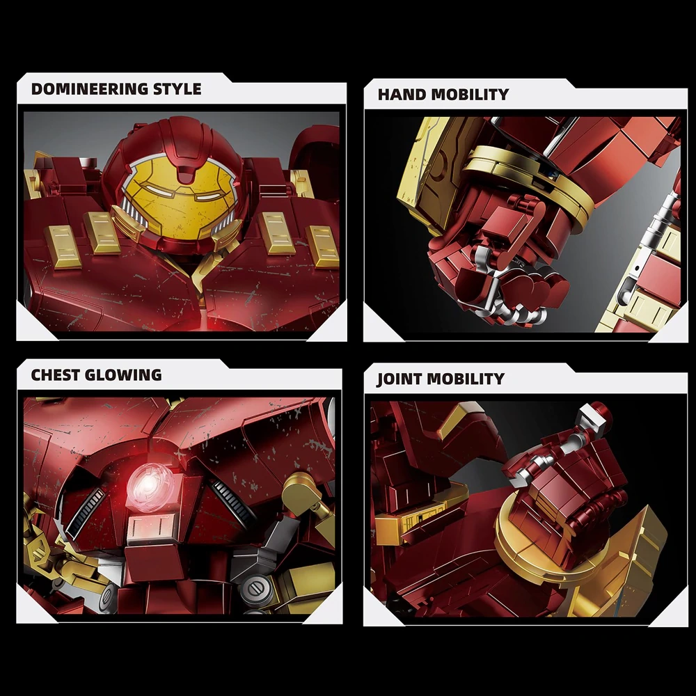 Leyi 76108 Hulkbuster Movie