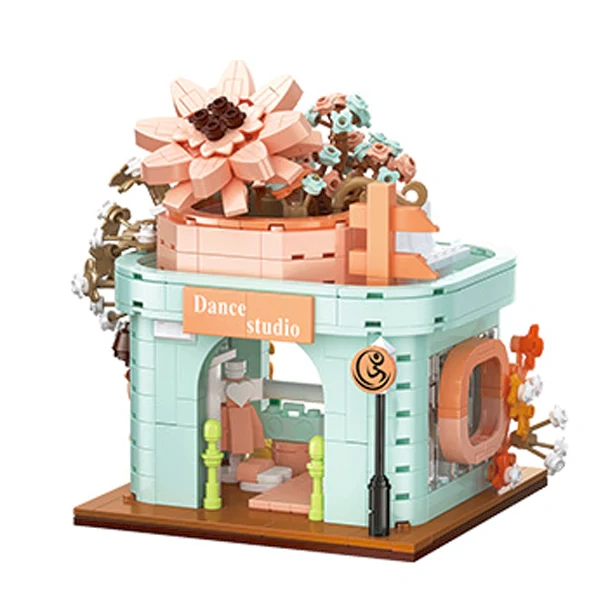 [Mini Micro Bricks] ZHEGAO Flower Hut Modular Buildings