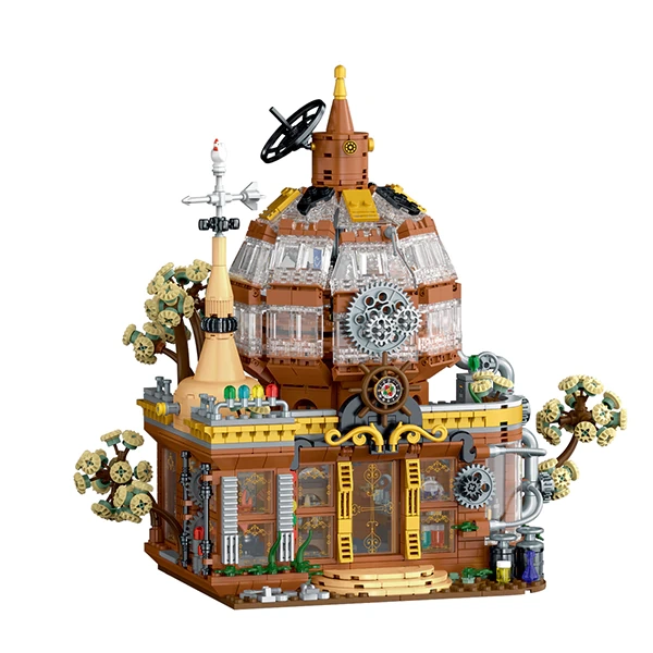 [Pre-sale] XMORK 020202 Steampunk Magic Shop Modular Buildings